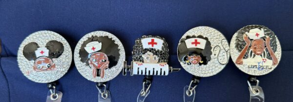 Black Nurse Badge Buddy Collection