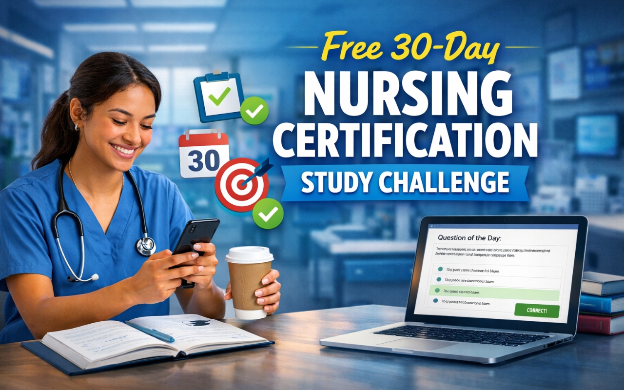 free-nursing-certification-exam-prep-challenge