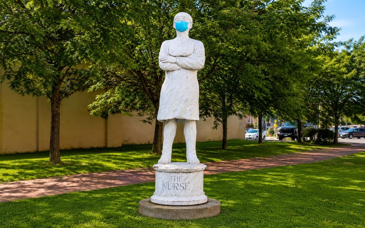 nurse-statue-poughkeepsie-2 charitable donations tied to the Fifty Something tour?