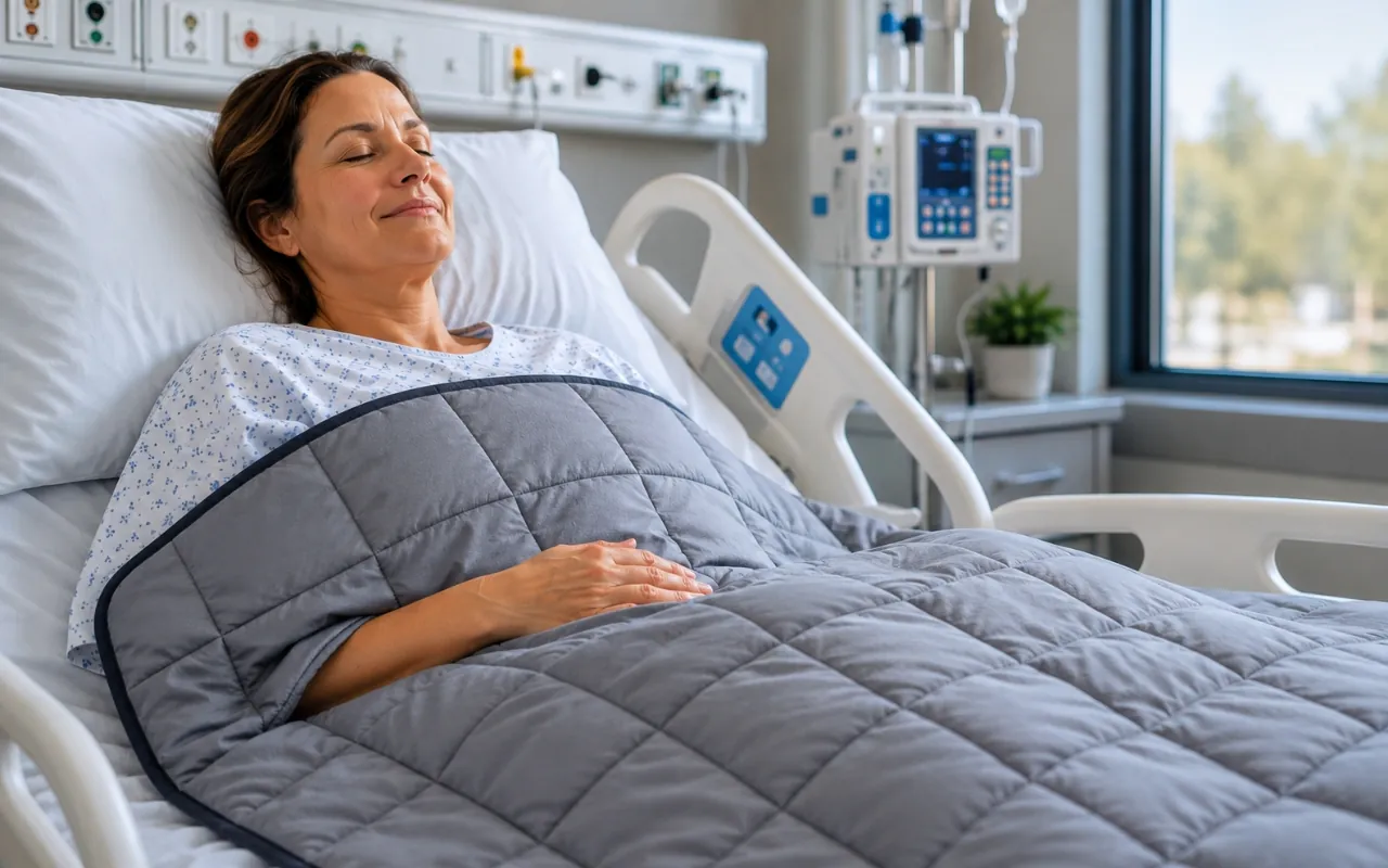 weighted-blankets-anxiety-hospital-patients